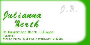 julianna merth business card